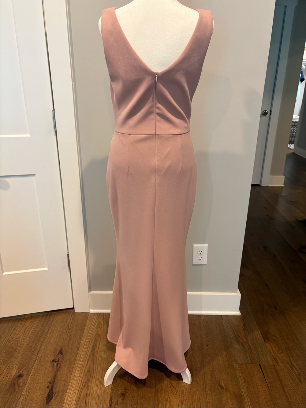 Betsy & Adam Dusty Rose Ruffle Dress - Picture 3 of 7